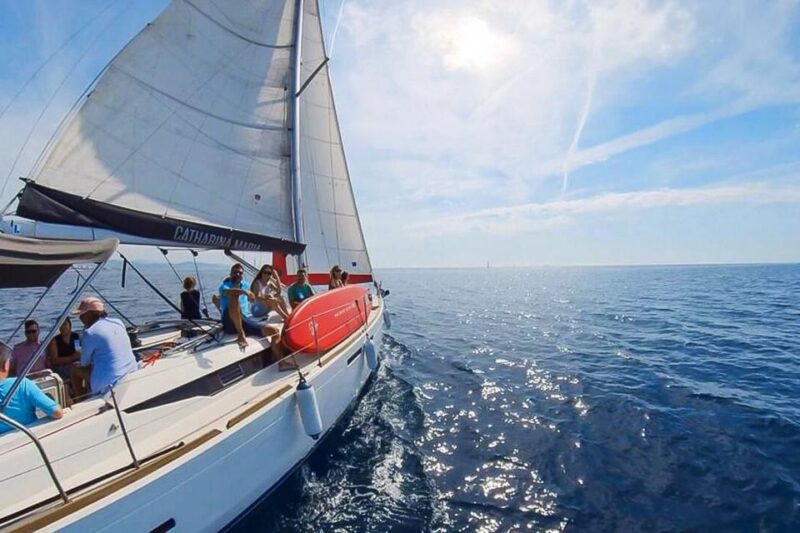 Barcelona: Coastline Boat Trip With Snacks and Cava - Key Points