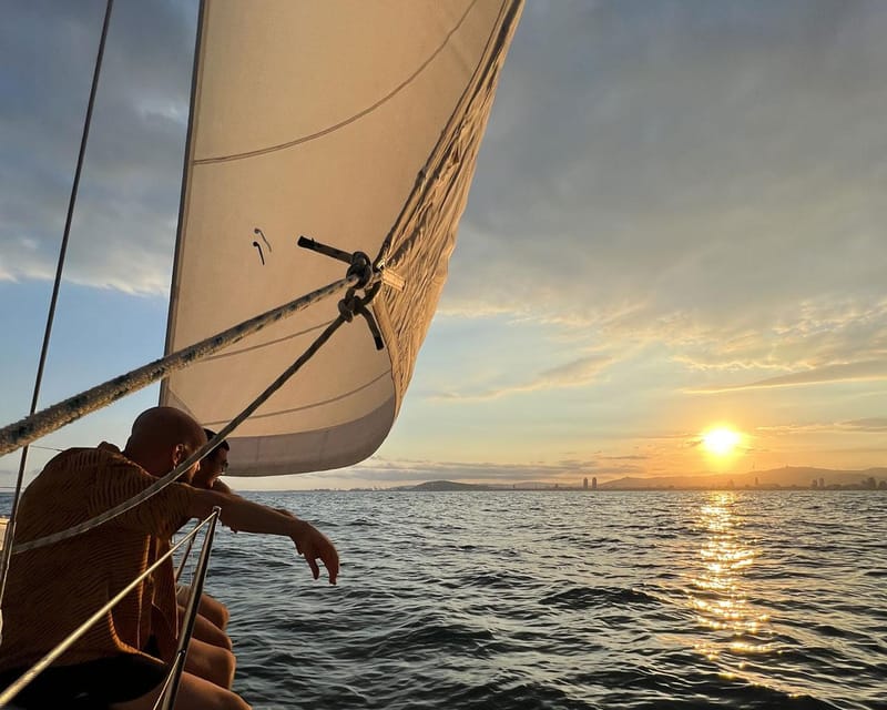 Barcelona: Coastline Sailing With Swim Toys W/ Food & Drinks - Key Points