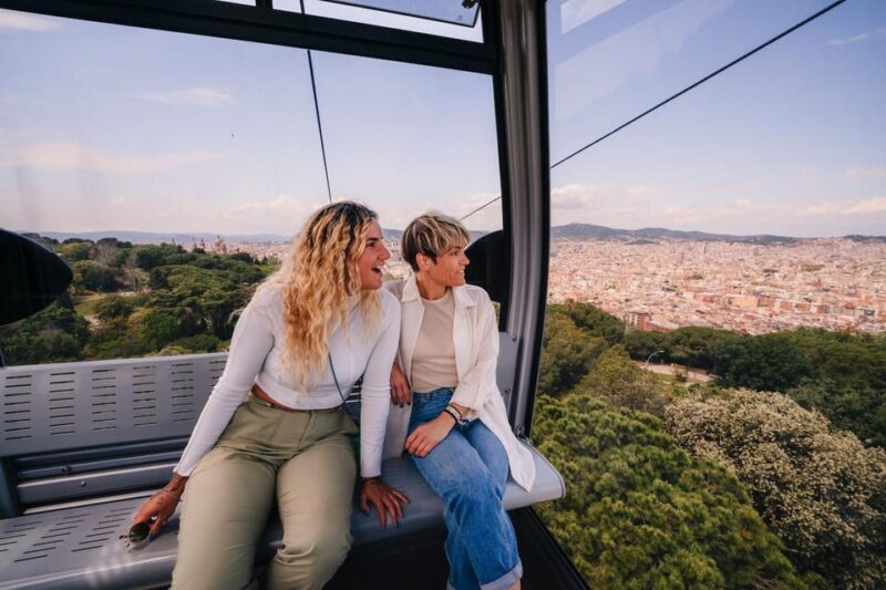 Barcelona: E-Bike Tour With Montjuic Cable Car & Boat Ride - Tour Features