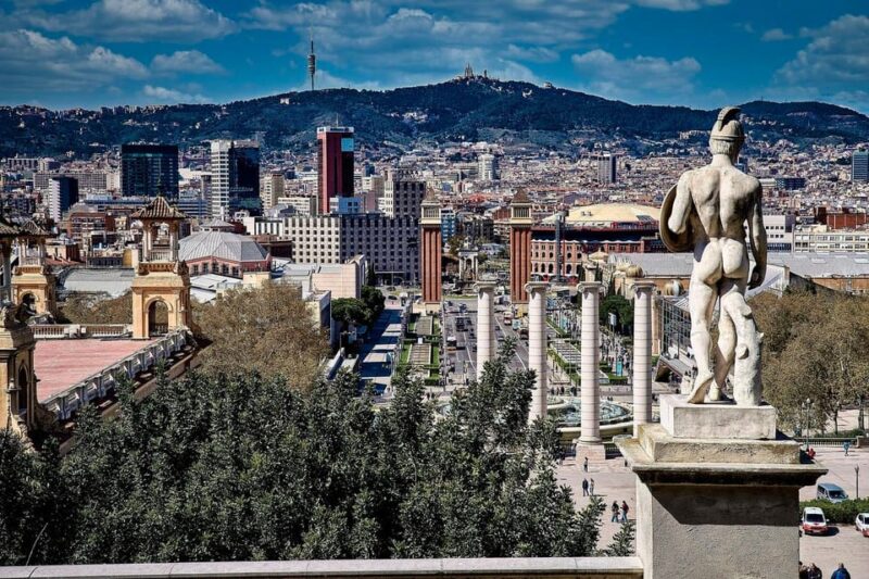 Barcelona: Electric Bike Tour to Montjuic + Relaxing Sailboat Ride - Key Points
