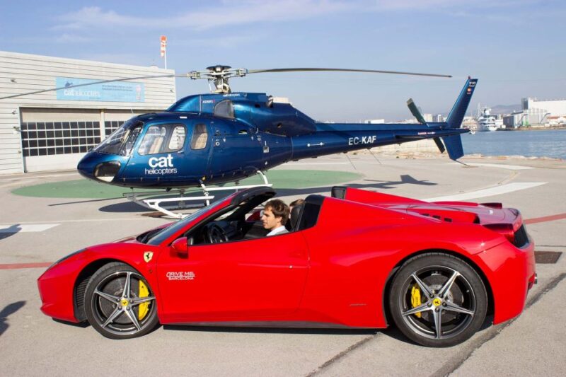Barcelona: Ferrari Driving and Helicopter Experience - Helicopter Tour Highlights