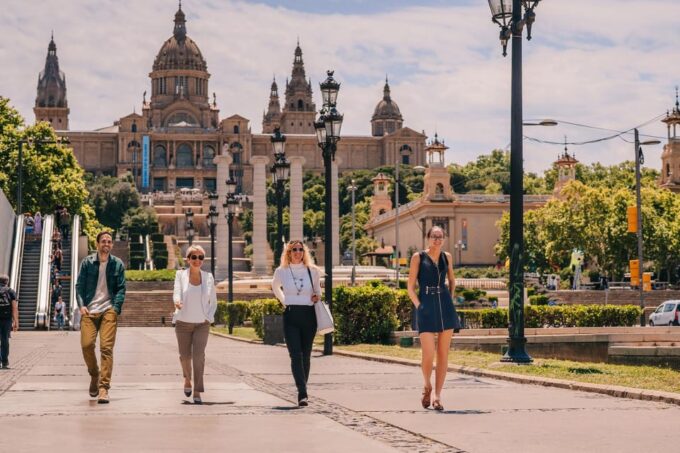 Barcelona: Guided Walking City Tour, Cable Car & Boat Ride - River Boat Ride Along Barcelonas Harbor