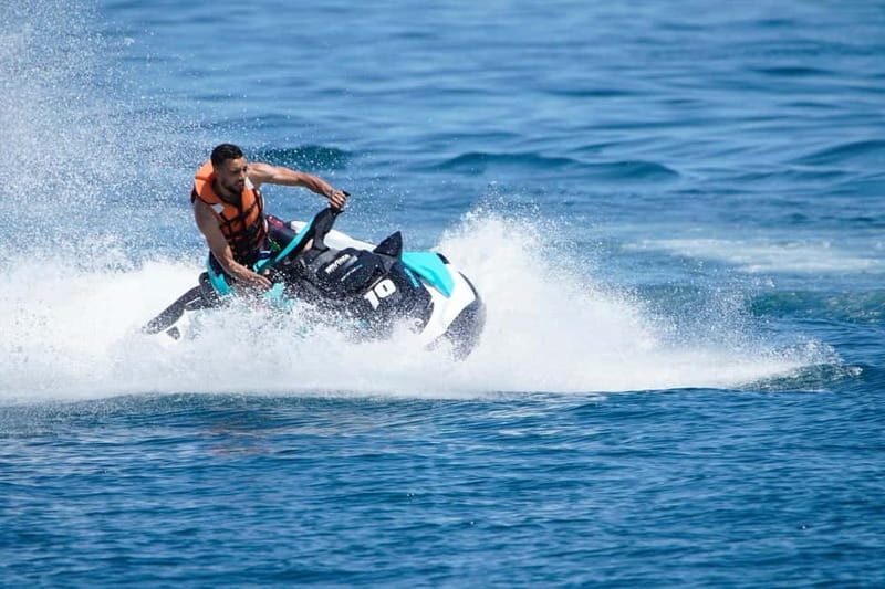 Barcelona: Jetski No Licence Tour Hotel W - Photos included - Key Points