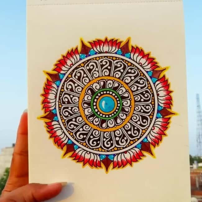 Barcelona: Mandala Drawing Workshop with Chai - Key Points