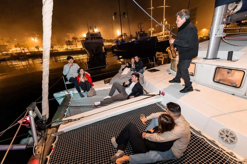 Barcelona: Night Cruise with Live Saxophone & Drink - An Authentic Experience on Barcelona’s Waters