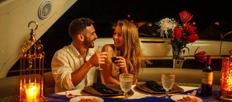 Barcelona: Night on a Private Yatch With Romantic Dinner - Key Points