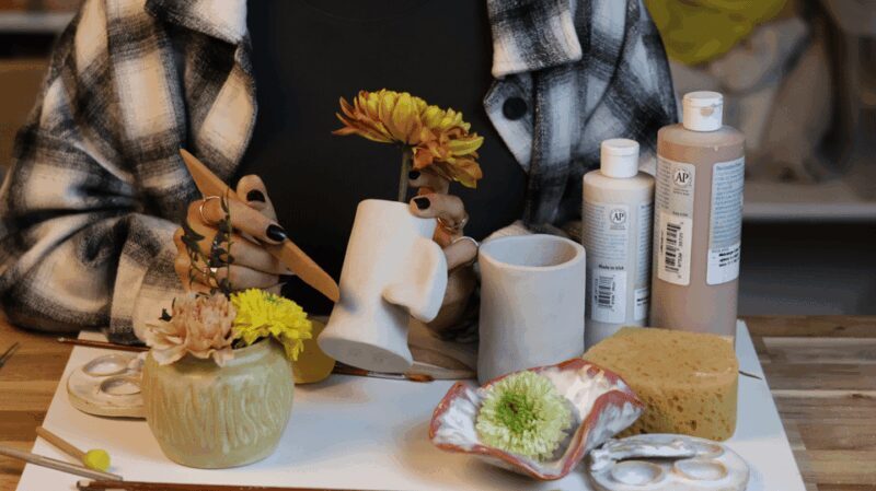 Barcelona: Pottery Workshop with Wine - An inviting setting for creativity and relaxation