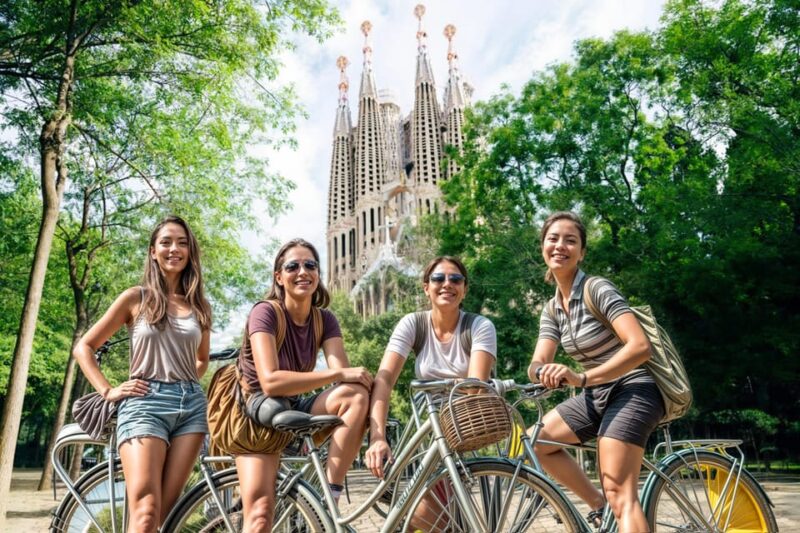 Barcelona: Private Bike/eBike Tour & Sagrada Familia Tickets - Tour Features