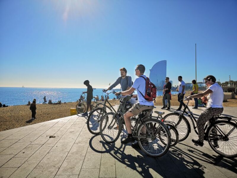 Barcelona: Private Highlights and Gaudis Art Bike Tour - Highlights of the Tour