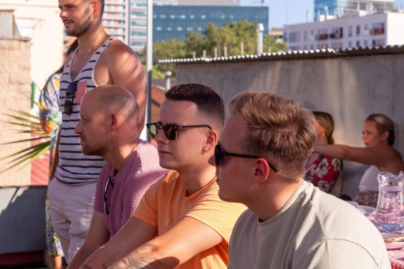 Barcelona: Rooftop Paella Cooking Masterclass - Dining and Beverage Options