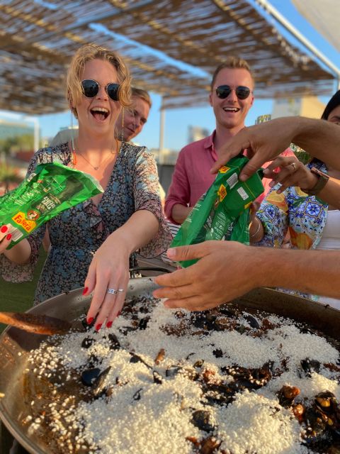 Barcelona: Rooftop Paella Cooking Masterclass - Preparing Authentic Paella