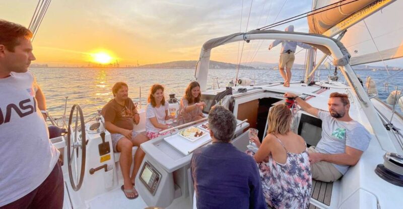 Barcelona:2 Hour Private Sail Inc Drinks & Snacks Onboard - Sailing Experience and Participation