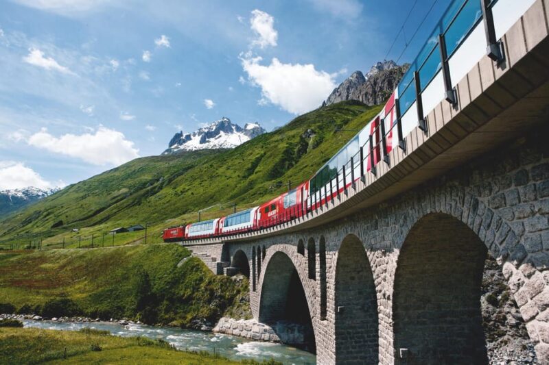 Basel: Swiss Alps Glacier Express Train Ride & Lucerne Tour - Itinerary