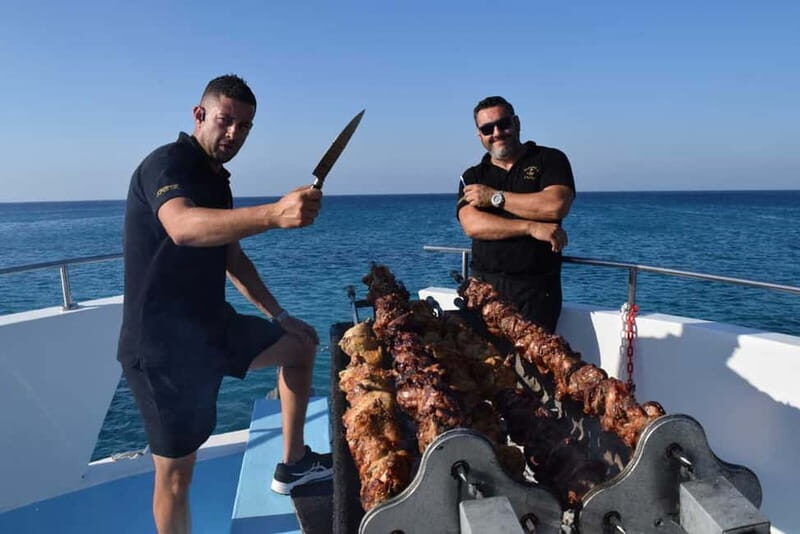 BBQ Boat: Nafsika II Sunset BBQ, Waterslide & Swimming Trip - FAQ - Practical Questions