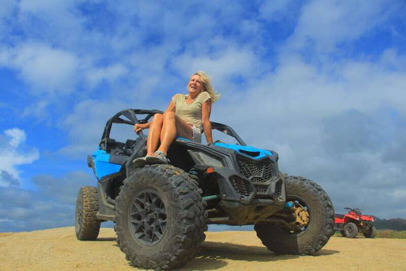 Beach CAN-AM SXS X3 & Camel Ride in Cabo by Cactus Tours - Tasty Breaks: The Super BURRO and Refreshing Drinks