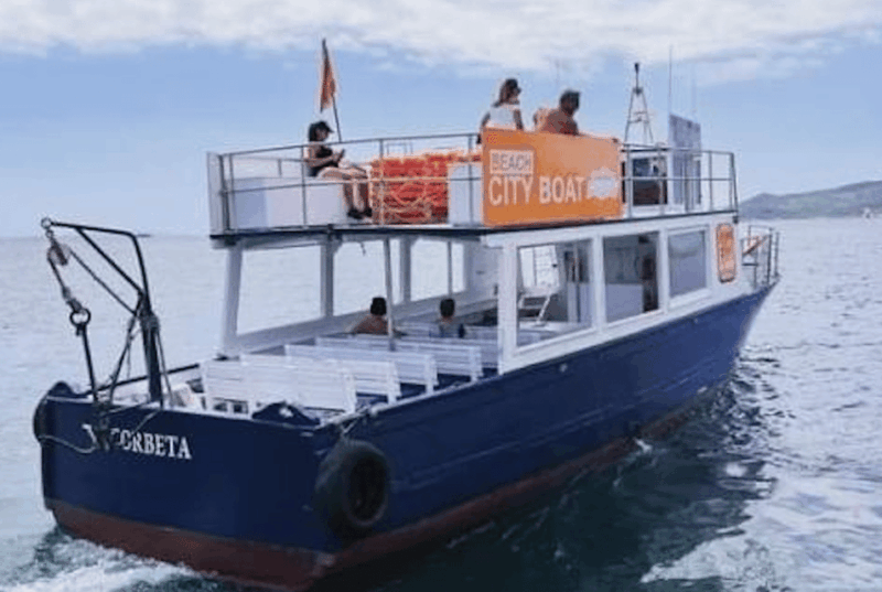 Beach HOPPING Ibiza ( Town ) - Figueretas - Playa D Bossa - Getting to the Boat