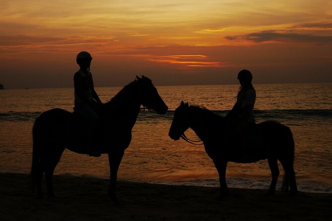 Beach Horse Riding At Sunset In Phuket - Scenic Highlights Along Kamala Beach