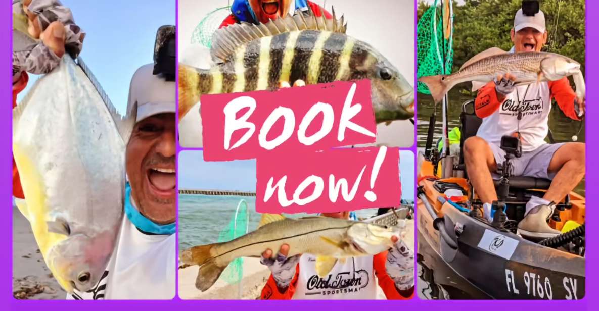 Beach, Jetty and Kayak Fishing Charters in Florida - Duration of Charters