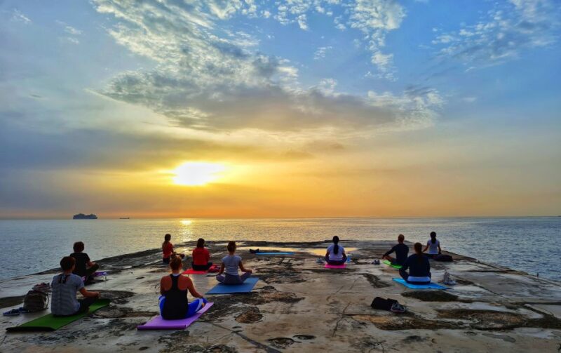 Beach Yoga Class and Swimming - Sliema - Class Overview and Details