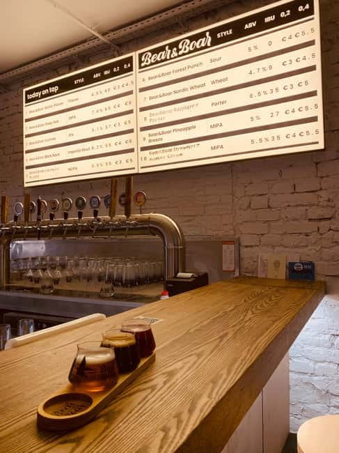 Bear & Boar Brewery Taproom (Entire degustation) - An In-Depth Look at the Experience