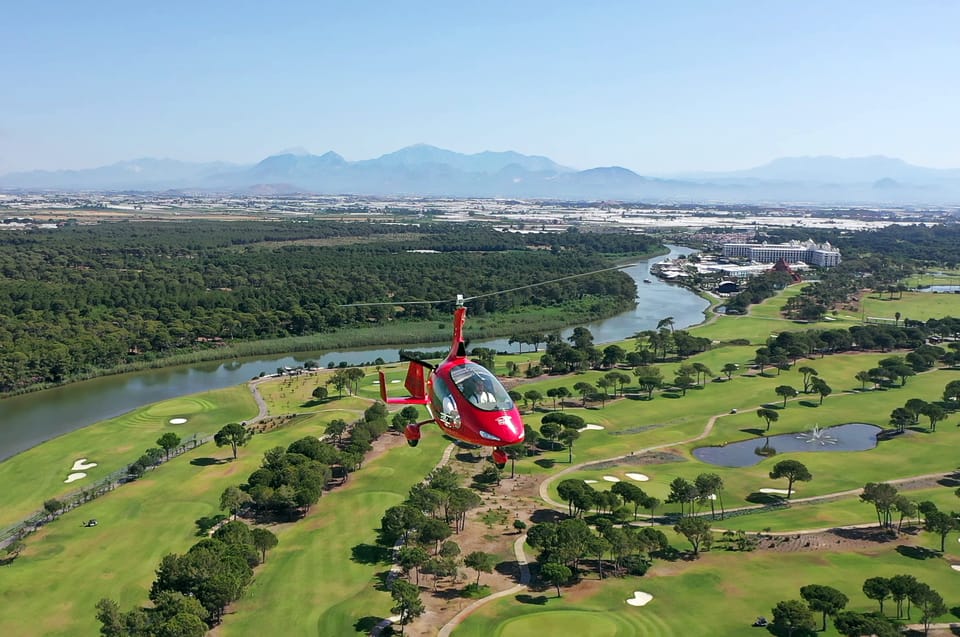 Belek Panoramic Gyrocopter Flight Tour - An Exciting Way to See Belek from the Sky
