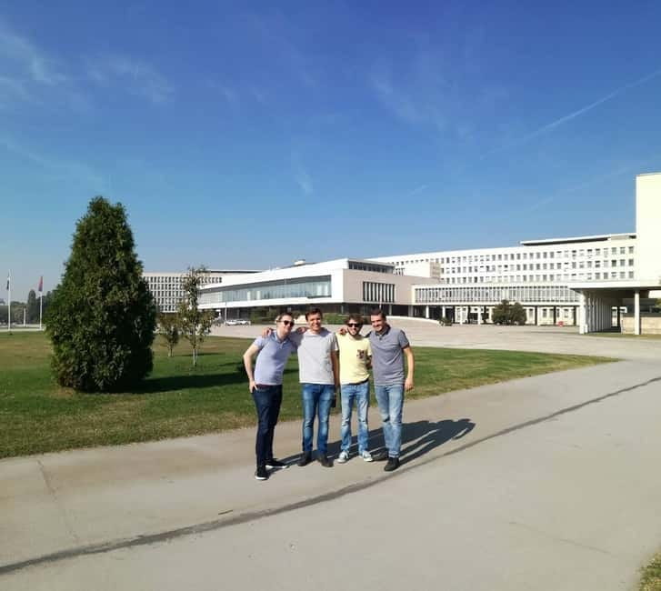 Belgrade: Space architecture tour - brutalist architecture - The Experience of Transportation and Group Size
