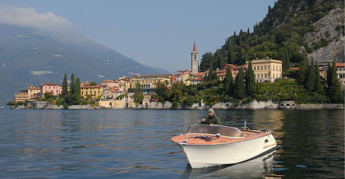 Bellagio: Private Tour on Vintage Wooden Boat - Lake Como Discovery