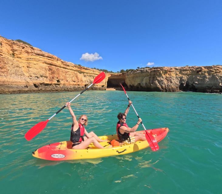 Benagil: 1:30Hour Kayak Rental with Private Parking - The Experience Beyond the Cave