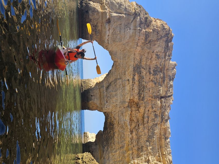 Benagil Beach: Kayak Rental With Caves and Cliffs - Unique Features of the Experience