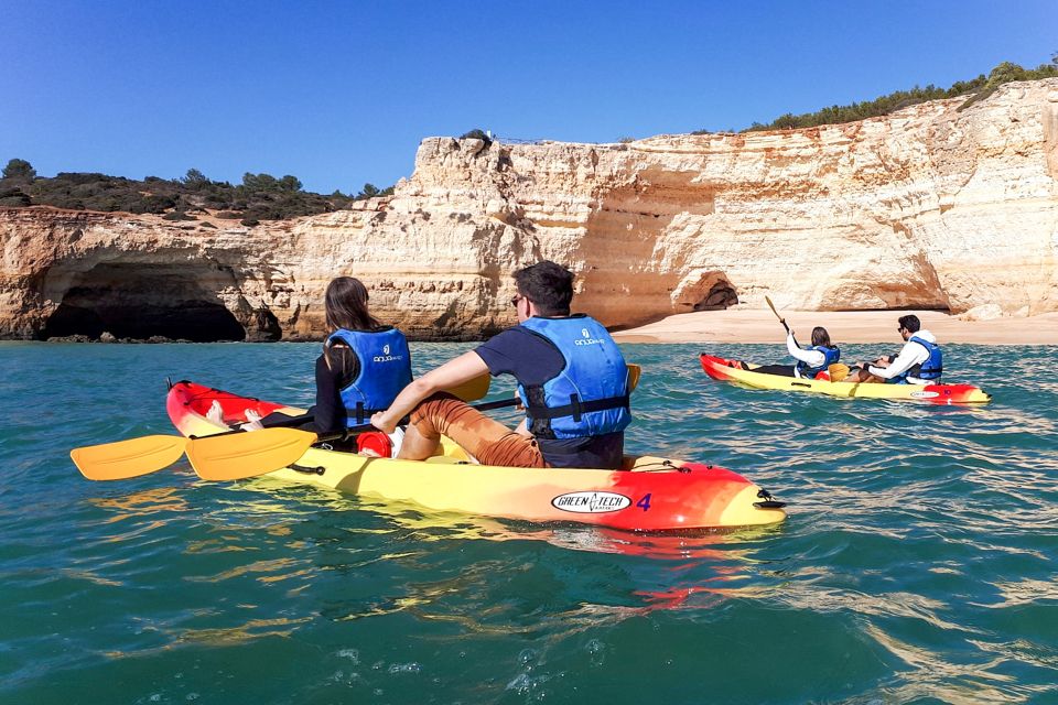 Benagil: Benagil Caves and Secret Spots Guided Kayaking Tour - What’s Included and What’s Not