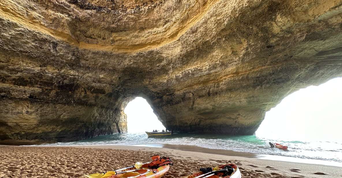 Benagil: Guided Kayak Tour inside caves and Praia da Marinha - Key Points
