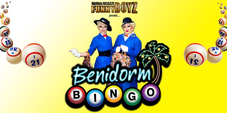 Benidorm Bingo with Drag Queens | FunnyBoyz Middlesbrough - Introduction: A Night of Laughter, Drag, and Games in North Yorkshire