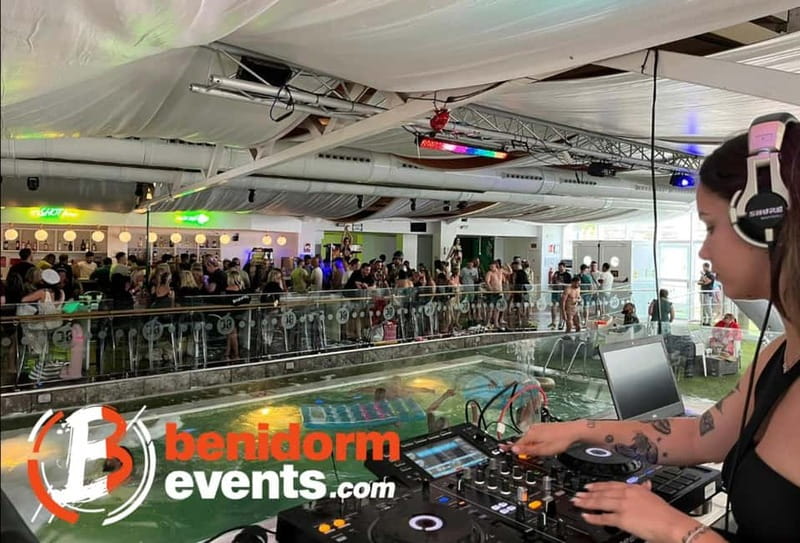 Benidorm Pool Party with DJs, Foam Cannons, & Food - Key Points