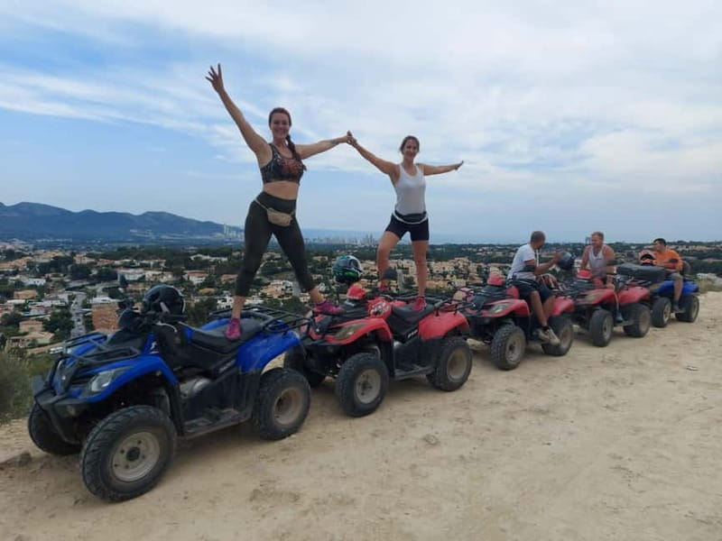 Benidorm: Two-seater quad bike tour through the jungle and mountains 1.5 hours - Key Points