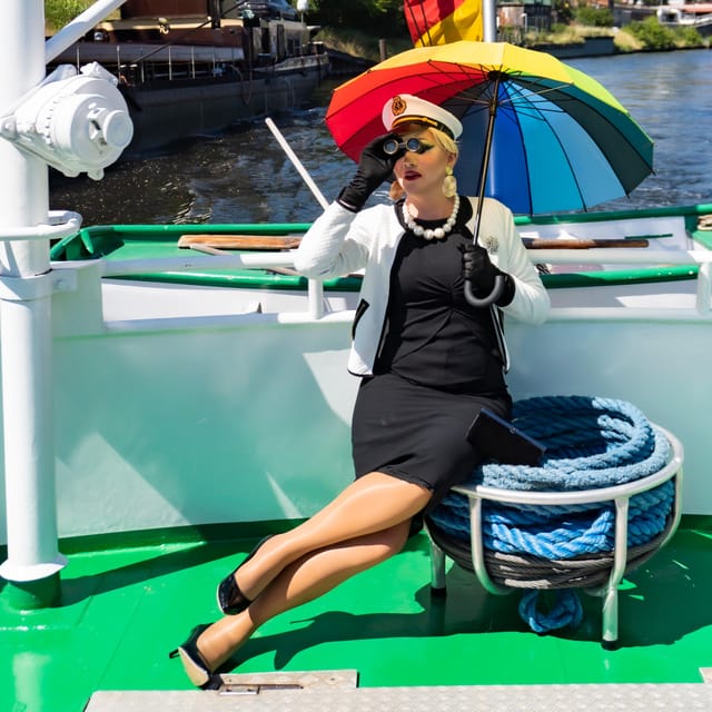Berlin: Audrey Ahoi! Spree cruise with drag queen (HOL) - A Vibrant Spin on Berlin’s Waterways