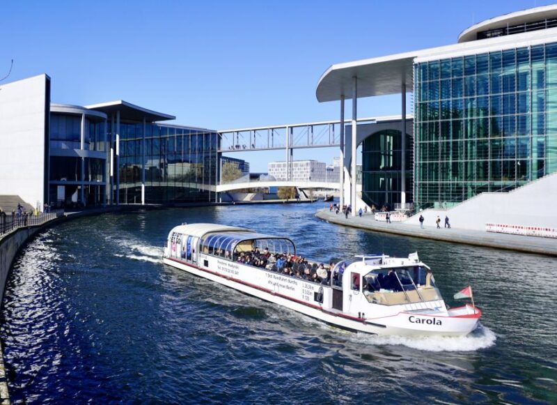 Berlin: Boat Tour With Tour Guide - Onboard Experience