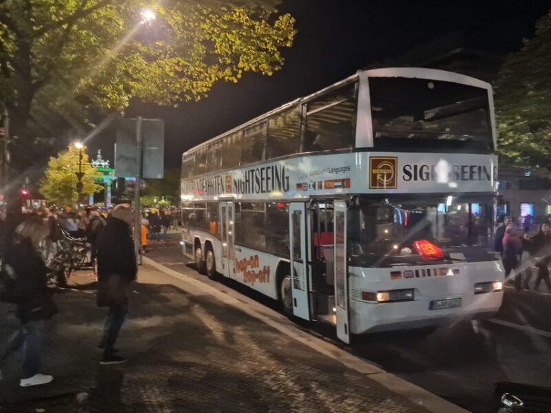 Berlin: Bus Tour by Night with Live Commentary - Summary