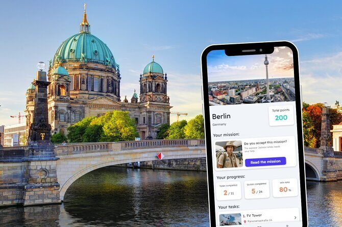 Berlin City Tour and Exploration Phone Game - Key Points