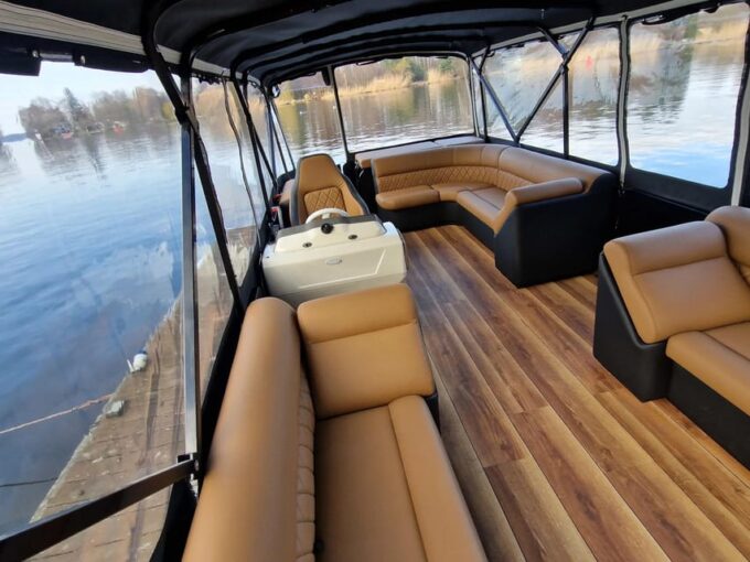 Berlin: Wonderful Days Renting the Luxury Pontoon Kuba - Reserve Now & Pay Later