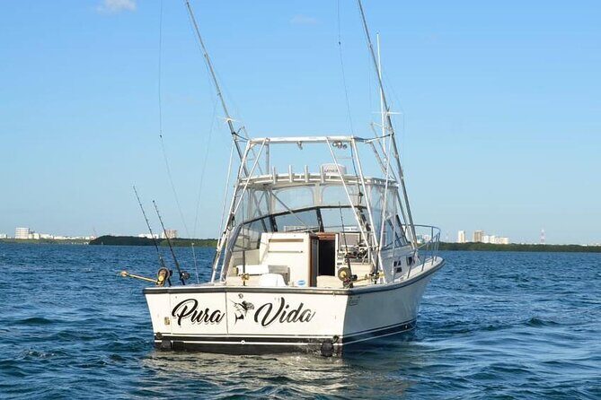 Bertram 35ft boat sport fishing cancun up to 6 passengers - Duration & Flexibility