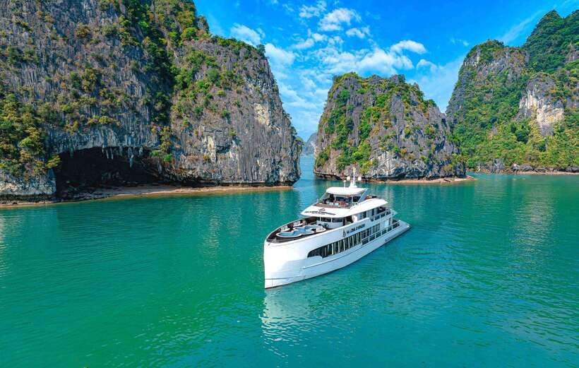 Best Halong Bay Luxury Cruise: Islands, Caves, Beach & Lunch - Detailed Itinerary