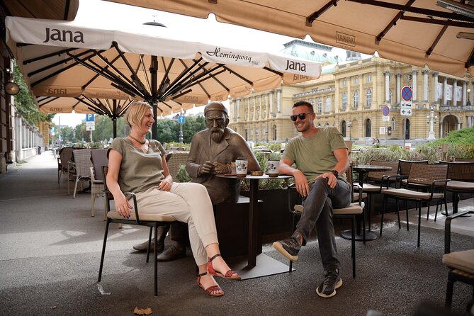 Best of Zagreb! Self-Guided Waking Tour Sit&Meet Croatian Greats! - Immerse in Croatian Heritage