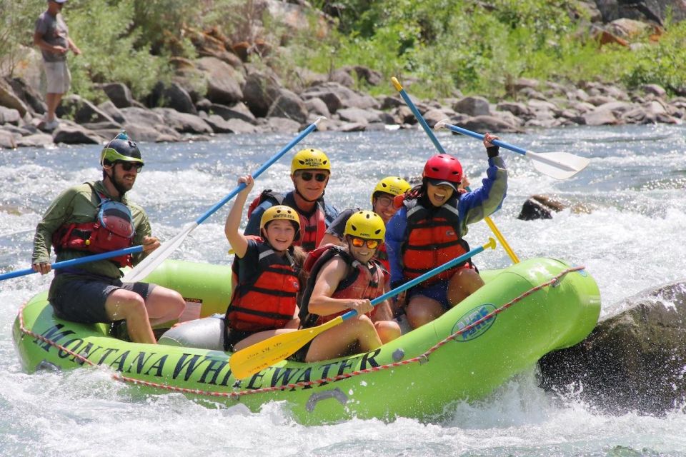 Big Sky: Half Day Rafting Trip on the Gallatin River (I-III) - Whats Included