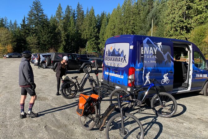 Bike/ E-bike North Vancouvers Seymour Demonstration Forest - Getting There