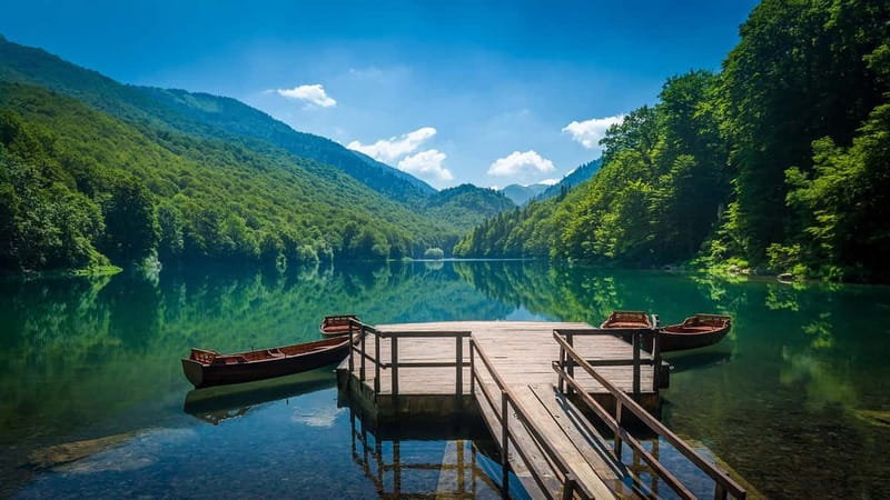 Biograd lake, North city Kolasin and Canyon (River) Moraca. - The Sum Up