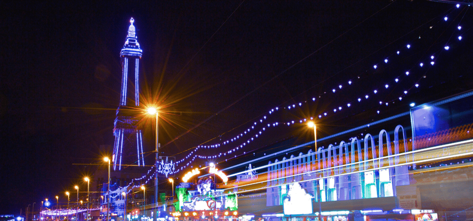 Blackpool Christmas Lights Walking Tour with an App - Key Points