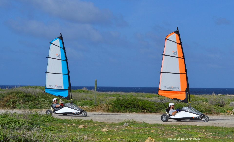 Blokart Landsailing on the Shores of the Caribbean Bonaire - Unique Adventure in Bonaire