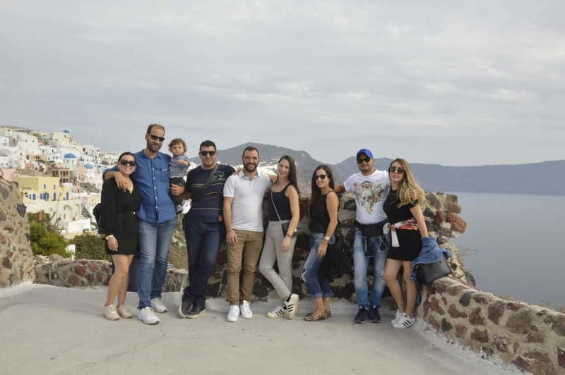 Blue Dome And Oia Sunset Small Group Transfer - Key Points