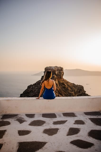Blue domes in Oia village! Photo shoot in Santorini island! - A Picture-Perfect Moment in Oia: The Santorini Private Photoshoot Experience