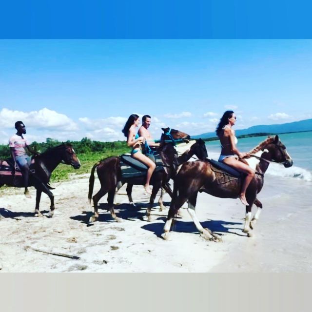 Blue Hole, Horseback Riding and Bamboo Rafting Private Tour - Bamboo Rafting Experience